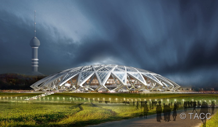 На стадионе ЧМ-2018 в Самаре началось строительство трибун