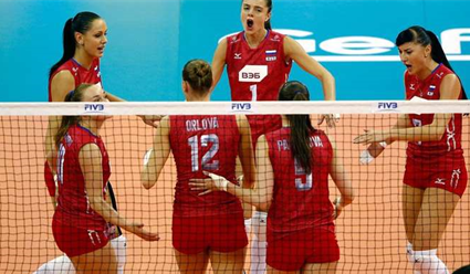 Женская сборная России по волейболу обыграла сборную Японии на Кубке мира