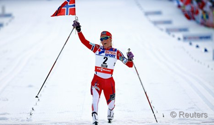 Тереза Йохауг победила в скиатлоне на этапе Кубка мира в Норвегии, Наталья Жукова - 29-я