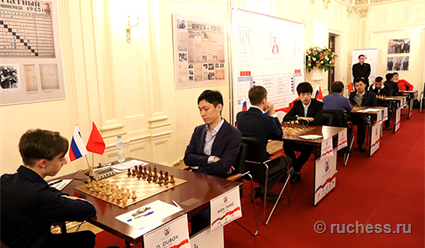 Российские шахматисты переиграли команду Китая в 1-м туре товарищеского турнира в Москве