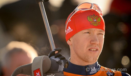 Алексей Волков завоевал золотую медаль ЧР по биатлону в гонке преследования (видео)