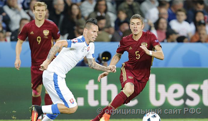 Сборная России по футболу уступила Словакии в матче группового этапа чемпионата Европы (видео)