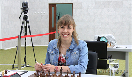 Ольга Гиря сыграла вничью в 4-м туре этапа Гран-при по шахматам