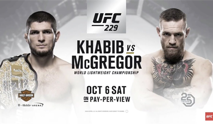 Хабиб Нурмагомедов vs Конор МакГрегор бой за титул чемпиона UFC (прямая видеотрансляция)