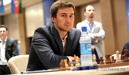 Сергей Карякин сыграл вничью с Анишем Гири во втором туре турнире финального 