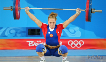 Тяжелоатлетке Оксане Сливенко вручат золотую медаль ОИ-2008 в весовой категории до 69 кг