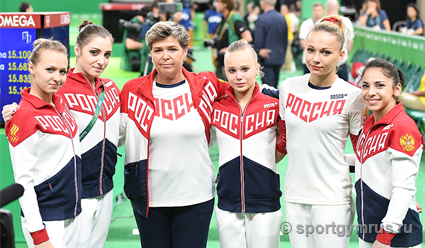 Женская сборная России по спортивной гимнастике завоевала 
