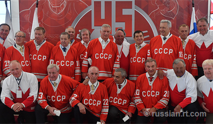 Российские дипломаты проиграли канадским военным матч в честь 45-летия Суперсерии-72