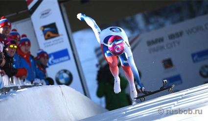 Скелетонистка Елена Никитина одержала победу на втором этапе Кубка мира в США