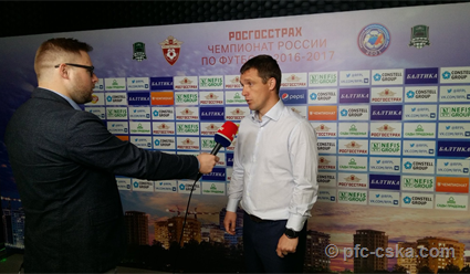 Тренер ЦСКА: Определяющими в борьбе за чемпионское звание будут следующий тур, а также наша игра со 