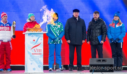 В Уфе состоялась церемония открытия VIII зимней Спартакиады учащихся России