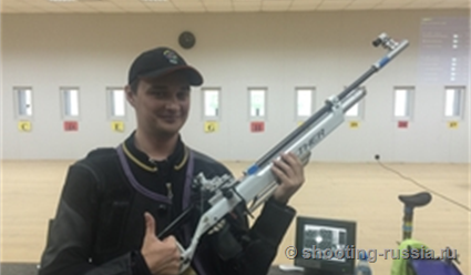 Масленников победил в стрельбе из пневматической винтовки на турнире в Краснодаре
