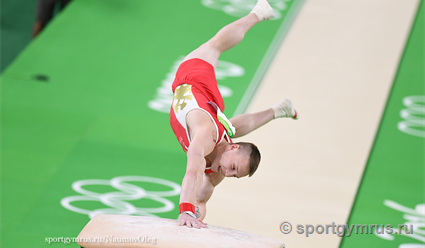 Серебряный опорный прыжок Дениса Аблязина на Играх в Рио (видео)