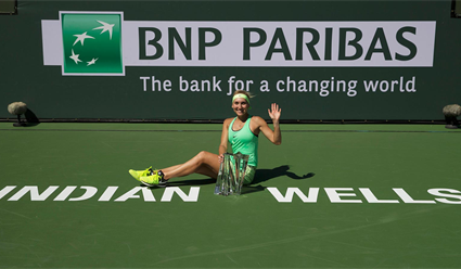Елена Веснина стала победительницей турнира WТА в Индиан-Уэллсе