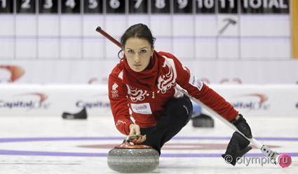 Российская команда скипа Анны Сидоровой в третьей игре победила керлингисток из Канады