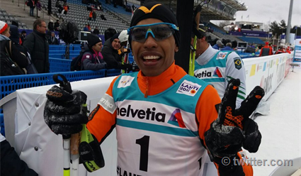 Лыжник из Венесуэлы Адриан Солано стал звездой ЧМ в Лахти (видео)