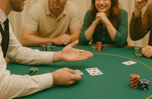 Крупье Эдуард Лебедев о частых выражениях игроков за столом в казино