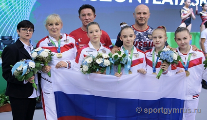 Сборная России выиграла первый в истории юниорский чемпионат мира по спортивной гимнастике