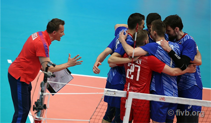 Российские волейболисты одержали вторую победу на Кубке мира в Японии