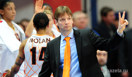 Олаф Ланге покинет пост главного тренера женской сборной России по баскетболу