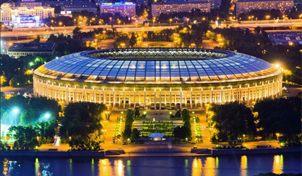 Четыре российских стадиона вошли в список лучших арен Европы
